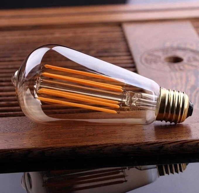 Review Completo: Lâmpada Filamento LED Retrô Vintage Âmbar ST64 Bivolt 4W 1 image 9