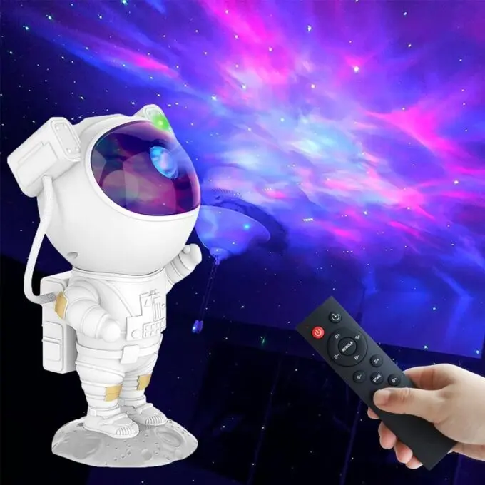 Projetor Astronauta de Galáxia, é um Ótimo Presente? Veja Review Completo . 3 Projetor Astronauta de Galáxia