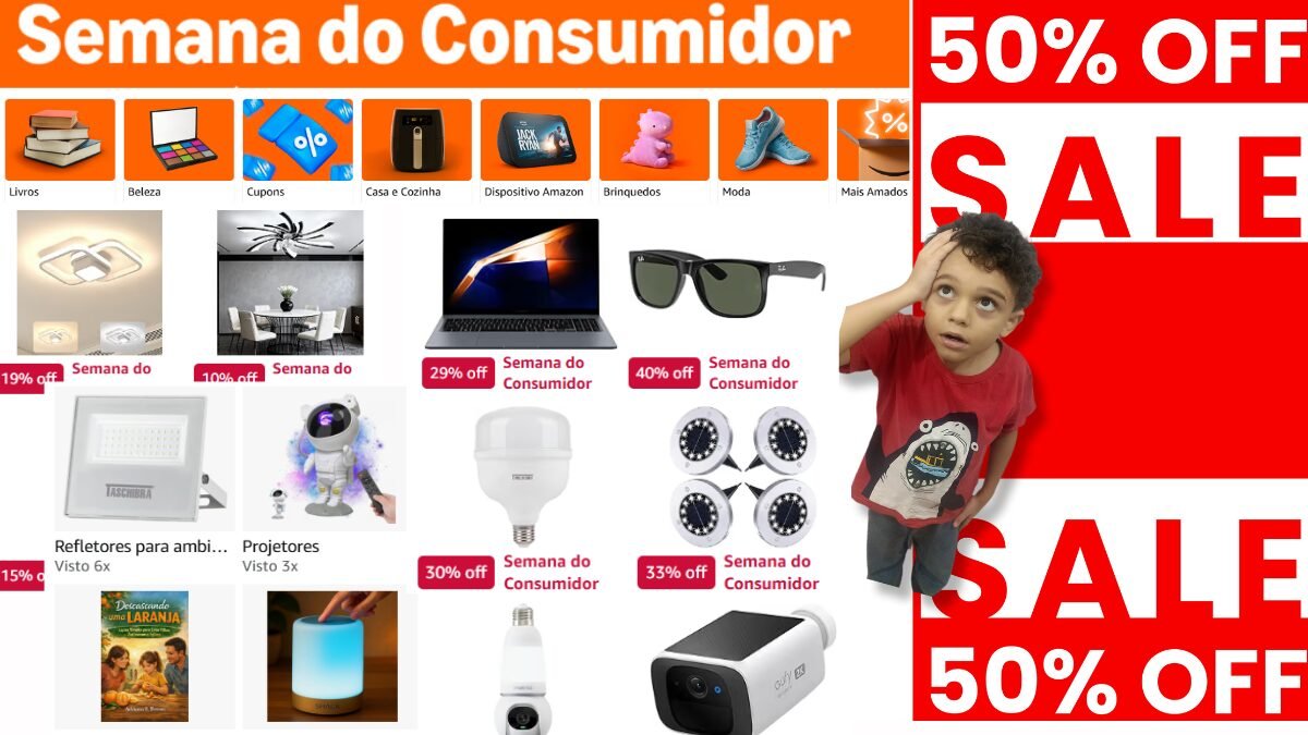 Promoções da semana do Consumidor 2026: As melhores ofertas da Amazon